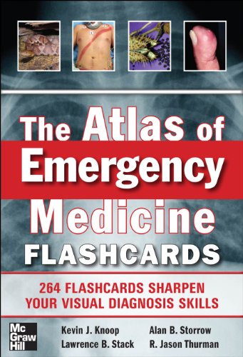 The Atlas of Emergency Medicine Flashcards book cover