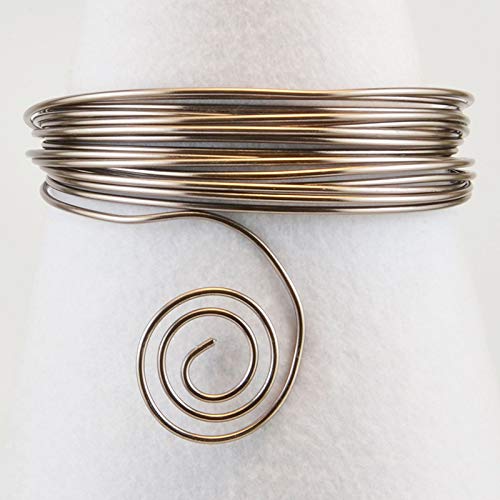 Vaessen Creative 24241-025 Aludraht Schmuck, Biegsam, Aluminium, anthrazit panto