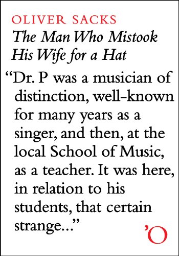 The Man Who Mistook His Wife for a Hat and Other Clinical Tales book cover