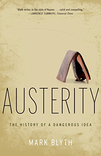Austerity: The History of a Dangerous Idea book cover