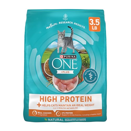 Purina ONE High Protein, Healthy Weight Plus Ideal Weight With Chicken Dry Cat…