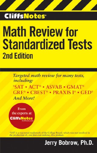 CliffsNotes Math Review for Standardized Tests, 2nd Edition book cover