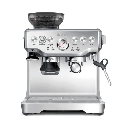 Breville Barista Express BES870XL espresso machine with built-in conical burr grinder