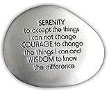 Cathedral Art Serenity Prayer Soothing Stone Engraved Rock W
