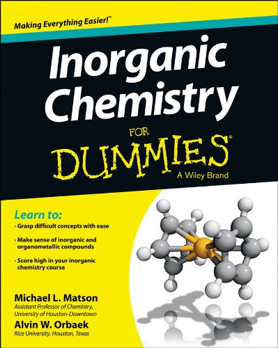 Inorganic Chemistry for Dummies book cover
