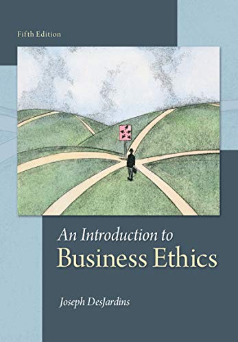 An Introduction to Business Ethics book cover