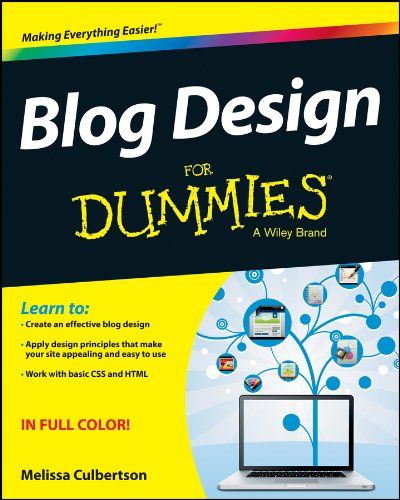 Blog Design for Dummies book cover