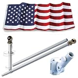 Allied Flag American Home Polyester 3 By 5 Feet Us Flag Set