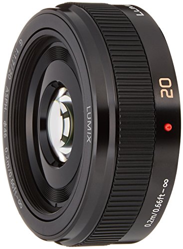 パナソニック 単焦点レンズ マイクロフォーサーズ用 ルミックス G 20mm/F1.7 II ASPH. ブラック H-H020A-K