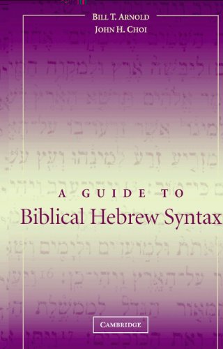 A Guide to Biblical Hebrew Syntax book cover