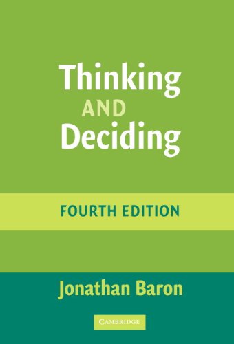 Thinking and Deciding book cover