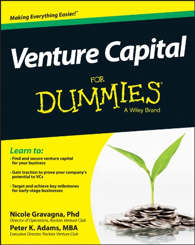 Venture Capital for Dummies book cover