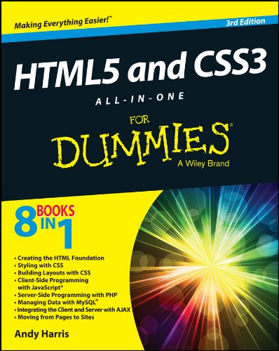 HTML5 and CSS3 All-In-One for Dummies book cover