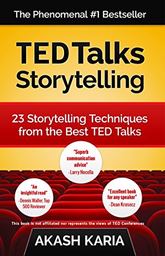 TED Talks Storytelling: 23 Storytelling Techniques from the Best TED Talks book cover