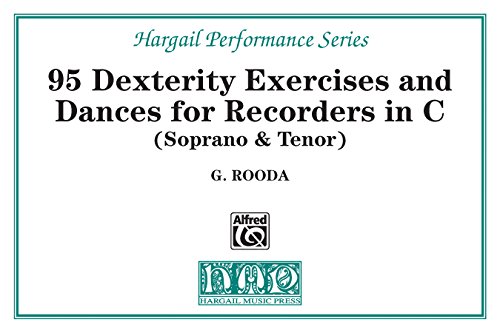 Finger Dexterity Exercises and Pieces for C Recorders book cover