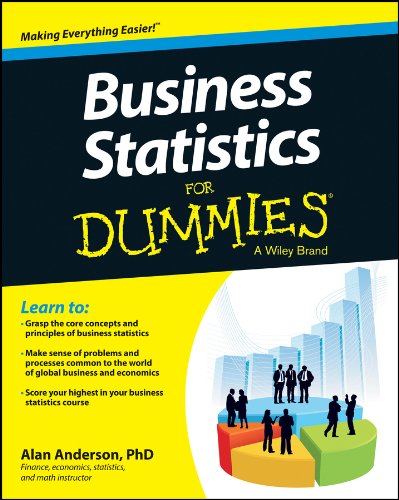Business Statistics for Dummies book cover