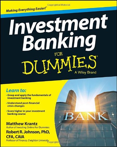 Investment Banking for Dummies book cover
