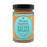 Maya Kaimal Butter Masala Sauce, 12.5 oz, Mild Indian Simmer Sauce with Creamy Tomato and Ginger. Vegetarian, Gluten Free