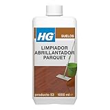 HG Limpiador Abrillantador de Uso Diario para Parquet 1 L para limpiar suelo de madera