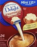International Delight, Mini ID's, Coldstone Sweet Cream, Creamers, 24 Count, 10.5oz Box (Pack of 3)