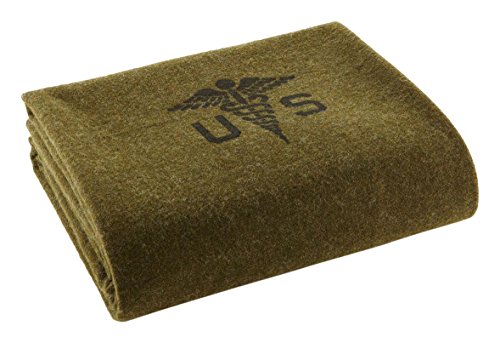 Faribault Woolen Mill Foot Soldier Medic Blanket, Army