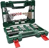 Bosch V-Line 91 piezas tipos de brocas para taladro