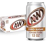 A W Cream Soda Zero Sugar 12 Fl Oz Cans 12 Pack