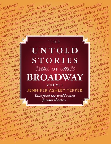 The Untold Stories of Broadway (Volume 1) book cover
