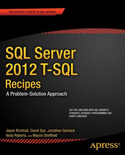 SQL Server 2012 T-SQL Recipes: A Problem-Solution Approach book cover