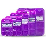 ARCTIC ICE Tundra Series, Long Lasting Reusable Ice Pack, Purple, Medium, 1.5 lbs