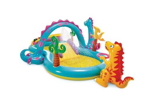 Intex 11 x 7.5 x 44 Pulgadas Dinoland Play Center - Piscina Inflable al Aire última intervensión para niños