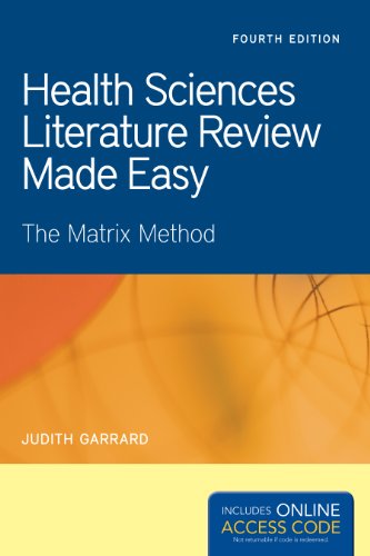 Health Sciences Literature Review Made Easy: The Matrix Method book cover