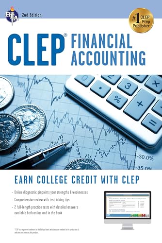 CLEP Financial Accounting w/ Online Practice Exams book cover