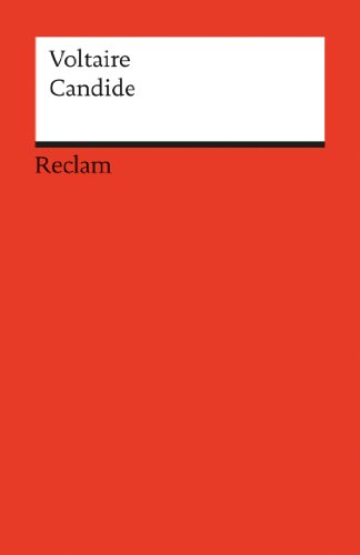 Candide, ou l'Optimisme book cover