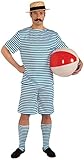 Rubies 1920's Beachside Clyde Costume for Adults, Men's Large Blue