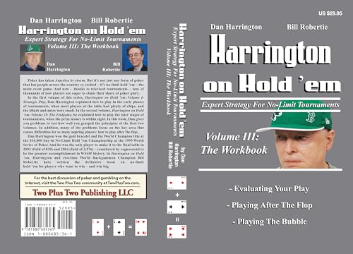 Harrington on Hold 'em: Expert Strategies for No-Limit Tournaments, Volume III: The Workbook book cover