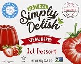 Simply Delish Jel Dessert Strawberry 0 7 Ounce