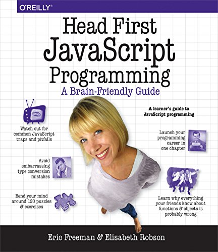 Head First JavaScript Programming: A Brain-Friendly Guide book cover