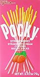 Glico, Strawberry Pocky Sticks, 2.47 oz