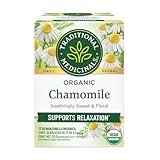 Traditional Medicinals Organic, Chamomile Tea - Supports Stress Relief and Relaxation - Kosher, Non-GMO, Caffeine-Free, Compostable - 16 Tea Bags