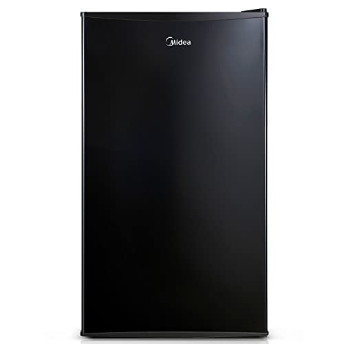 Midea WHS-121LB1 Compact Single Reversible Door Refrigerator and Freezer, 3.3 Cubic Feet,…