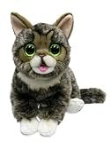 Cuddle Barn Lil Bub Soft Brown Tabby Cat Plush Toy Life Size