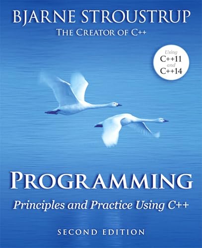 Programming: Principles and Practice Using C++ book cover