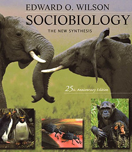 Sociobiology: The New Synthesis book cover