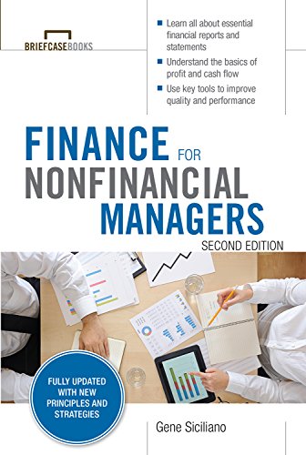 Finance for Nonfinancial Managers book cover