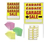 Sunburst Systems 3030 Garage Sale Sign Kit Includes 3 Large