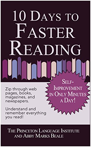 10 Days to Faster Reading book cover