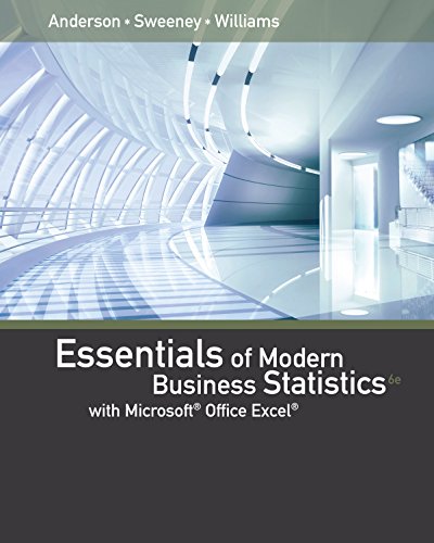 Essentials of Modern Business Statistics with Microsoft Office Excel book cover