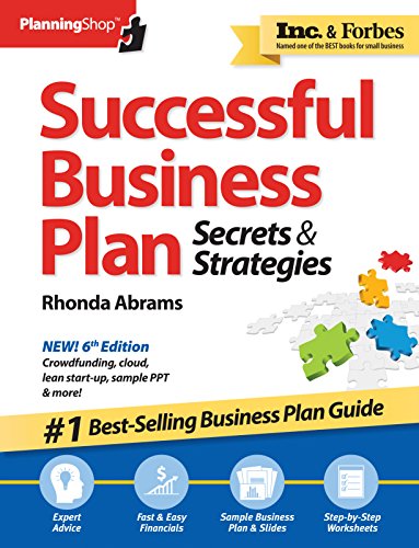 Successful Business Plan: Secrets & Strategies book cover