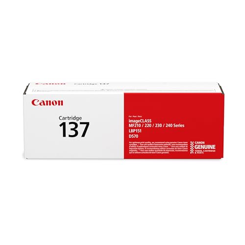 Canon Genuine 137 black toner (imageCLASS MF200/MF230/D570)